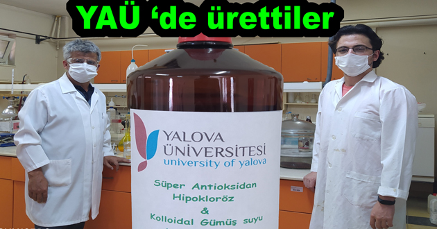 Yalova Üniversitesi Doğal Dezenfektan Üretti