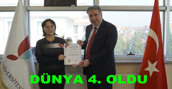 YALOVA ÜNİVERSİTESİNE DÜNYA MADALYASI