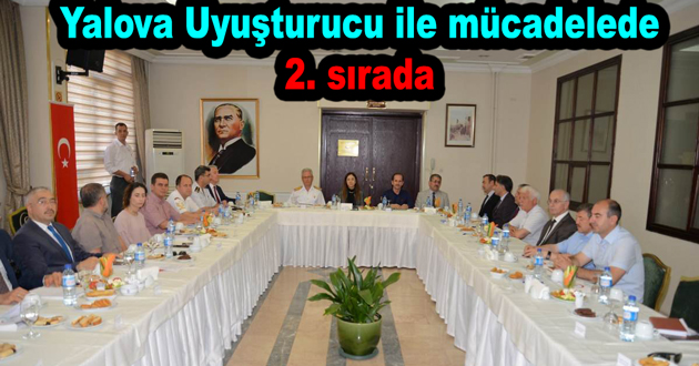 Yalova Uyuşturucu ile mücadelede 2. sırada