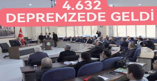 YALOVA 'YA 4.632 DEPREMZEDE GELDİ