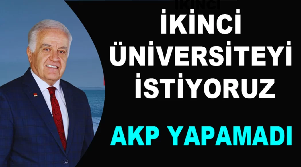 YALOVA YA İKİNCİ ÜNİVERSİTEYİ GETİRECEĞİZ