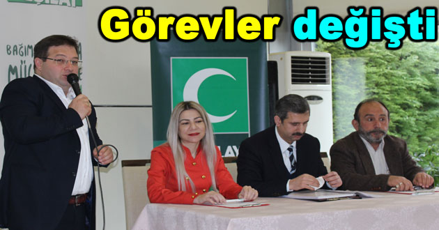 Yalova Yeşilay da görevler değişti