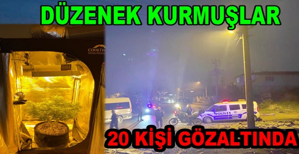 YALOVA’DA 20 KİŞİ UYUŞTURUCUDAN YAKALANDI