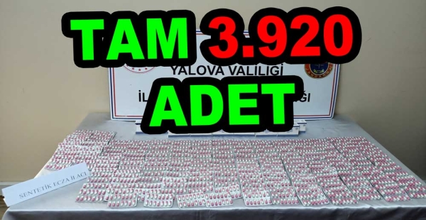 YALOVADA 3920 HAP ELE GEÇERİLDİ