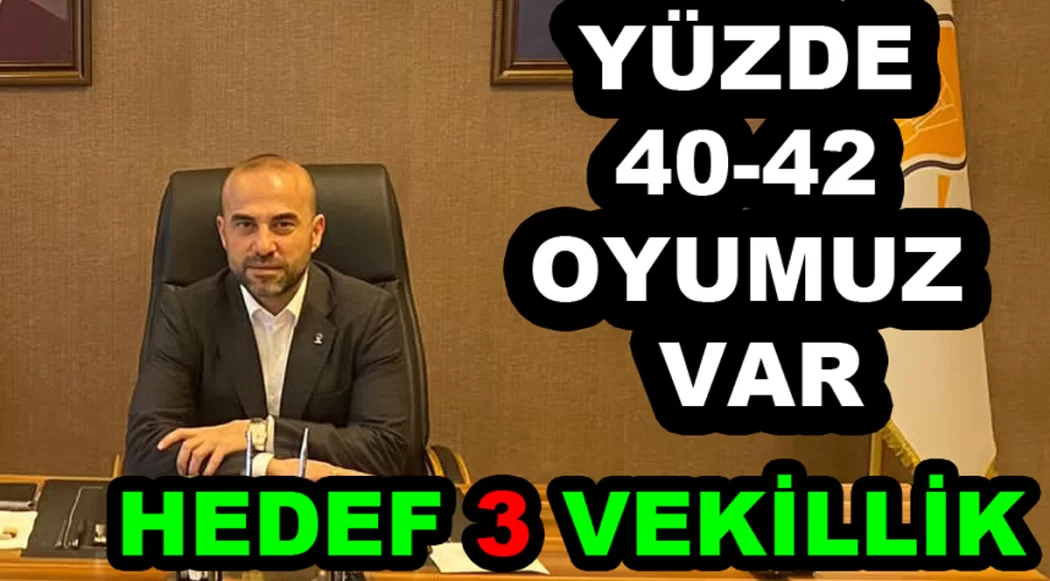 YALOVA’DA AK PARTİNİN HEDEFİ 3 VEKİLLİK