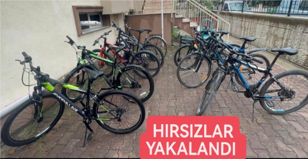 YALOVA'DA BİSİKLET HIRSIZLARI YAKALANDI