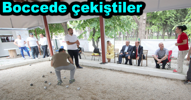Yalova'da Bocce oynadılar