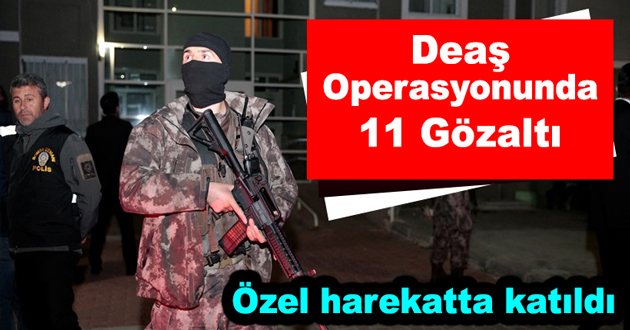Yalova'da Deaş operasyonunda 11 Gözaltı