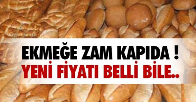 YALOVADA EKMEK SALI GÜNÜ ZAMLANIYOR