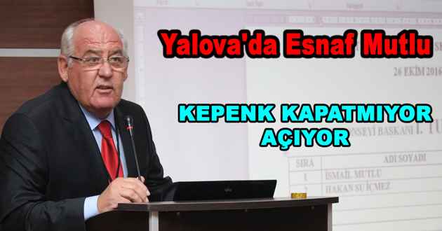 Yalova'da Esnaf Mutlu Kepenk kapatmıyor