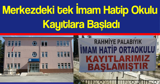 Yalova'da İmam Hatip Okulu Kayıtları Başladı