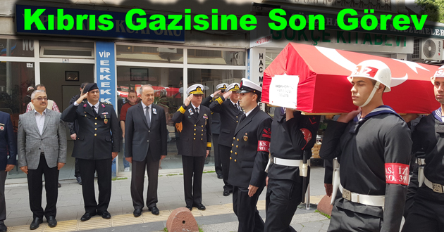 Yalova'da Kıbrıs Gazisine Son Görev