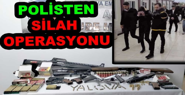 YALOVA'DA SİLAH KAÇAKÇILARINA OPERASYON
