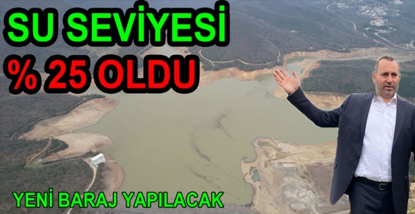 YALOVA'DA SU MİKTARI ARTTI