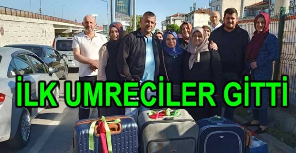 YALOVA'DAN İLK UMRECİLER GİTTİ