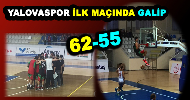 YALOVASPOR İLK MAÇINDA GALİP