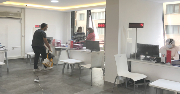 Yardımlaşma vakfı ilaçlandı