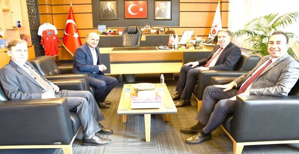 YAÜ HEYETİ BAŞKAN ORAL İLE GÖRÜŞTÜ