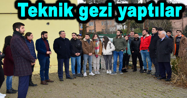 YAÜ Öğrencilerinden Yalova'da Teknik gezi