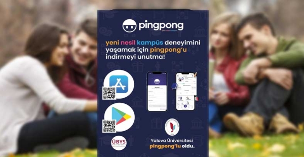 YAÜ ÖĞRENCİLERİNE PİNGPONG YAPILDI