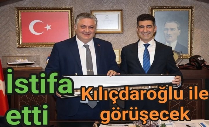 YENİ CHP İL BAŞKANI MESUT TUTUĞ BELEDİYEDEKİ GÖREVLERİNDEN İSTİFA ETTİ