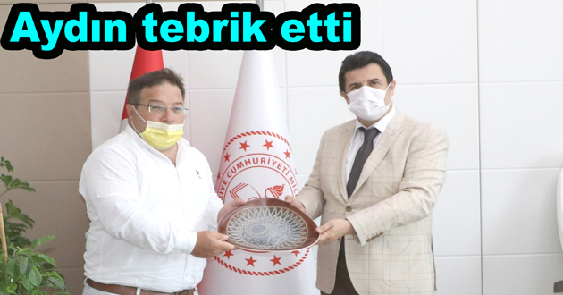 Yeşilay dan Meb müdürüne tebrik