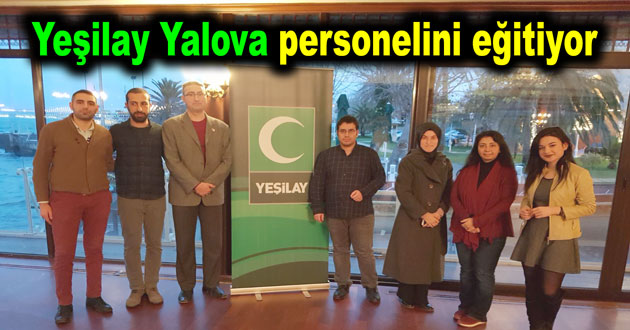 Yeşilay Yalova personelini eğitiyor
