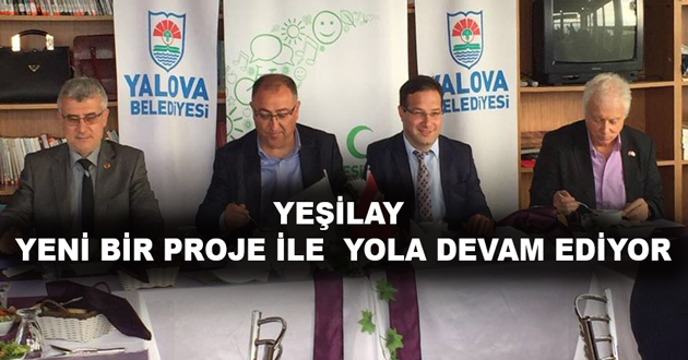 YEŞİLAY YENİ BİR PROJE İLE  YOLA DEVAM EDİYOR