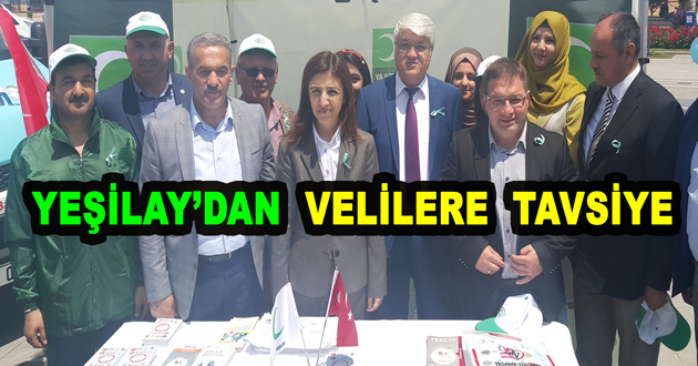 YEŞİLAY’DAN VELİLERE TAVSİYE