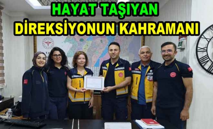 YILIN AMBULANS SÜRÜCÜSÜ ERCAN AKTAŞ SEÇİLDİ