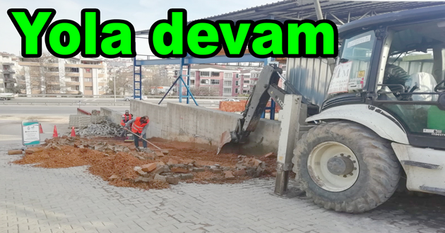 ​Yol çalışmaları devam ediyor
