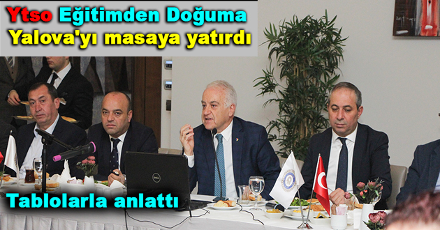Ytso Eğitimden Doğuma Yalova'yı masaya yatırdı