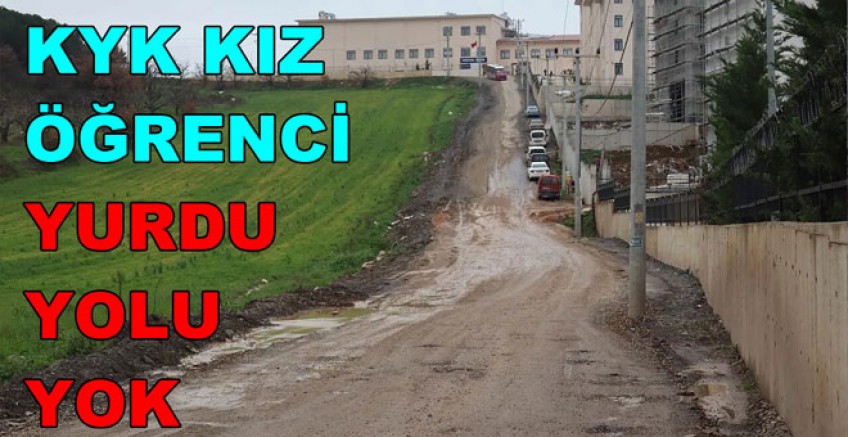 YURT YOLU ÇAMUR DOLU YARIYIL TATİLİ BİTTİ, SORUN BİTMEDİ!