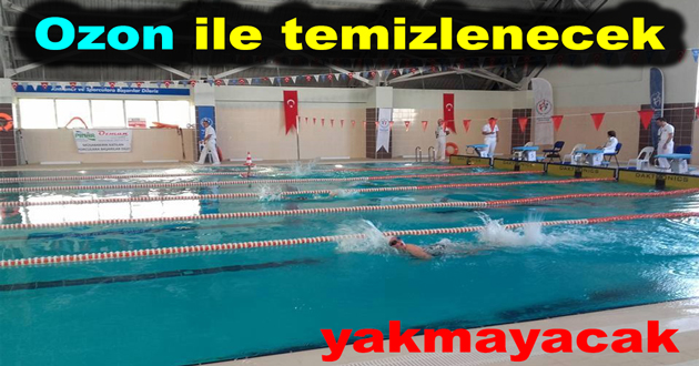 Yüzme havuzu Ozon ile temizlenecek