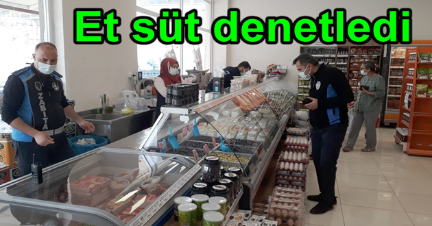 Zabıta dan et ürünlerine denetim