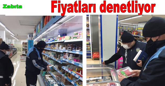 ZABITA EKİPLERİ MARKETLERİ DENETLEDİLER