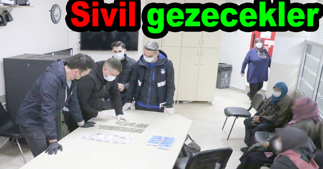 Zabıta sivil dolaşacak