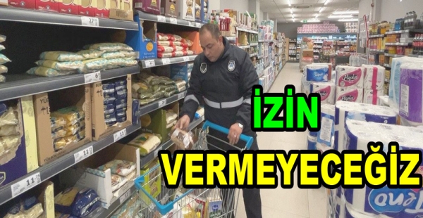 ZABITA ZİNCİR MARKETLERİ DENETLEDİ