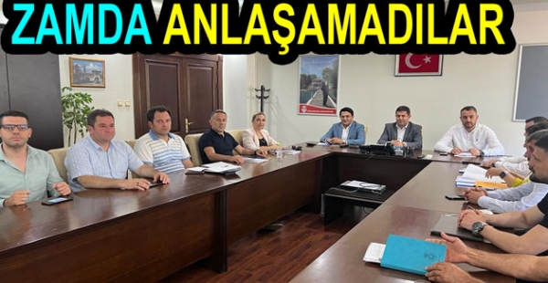 ZAMDA ANLAŞAMADILAR