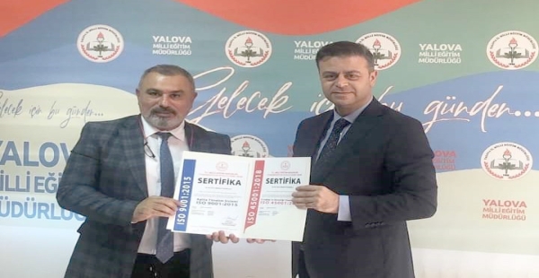 ZİYA GÖKALP OKULU BELGESİNİ ALDI